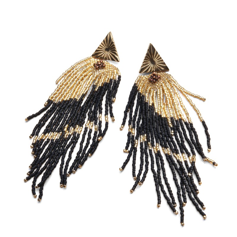 Boucles d'oreilles Carma en perles Miyuki | Belle mais pas que