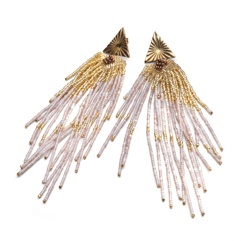 Boucles d'oreilles Carma en perles Miyuki | Belle mais pas que