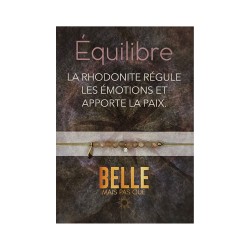 Bracelet With love Rhodonite | Bijou symbole | Belle mais pas que