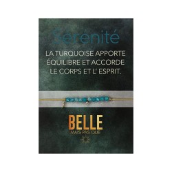 Bracelet With love Turquoise | Bijou symbole | Belle mais pas que