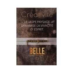 Bracelet With love Jaspe paysage | Bijou symbole | Belle mais pas que