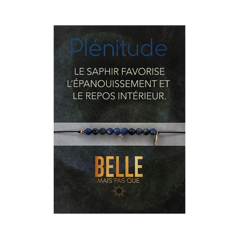 Bracelet With love Saphir | Bijou symbole | Belle mais pas que