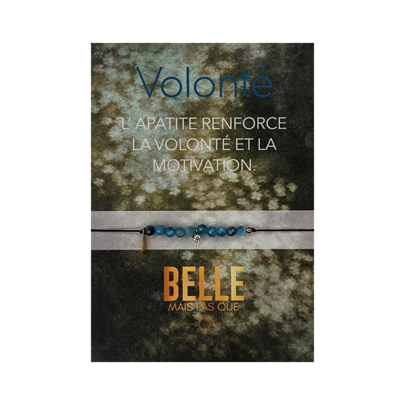 Bracelet With love Apatite | Bijou symbole | Belle mais pas que