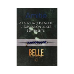 Bracelet With love Lapis lazuli | Bijou symbole | Belle mais pas que