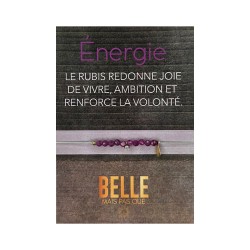 Bracelet With love Rubis | Bijou symbole | Belle mais pas que