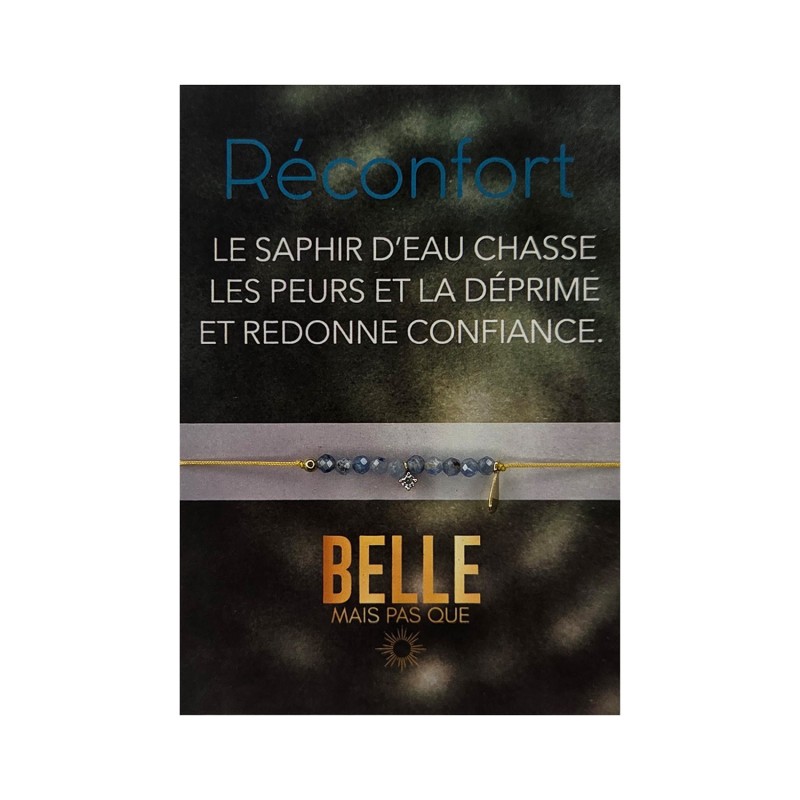 Bracelet With love Saphir d'eau | Bijou symbole | Belle mais pas que