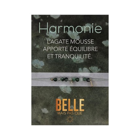 Bracelet With love Agate mousse | Bijou symbole | Belle mais pas que
