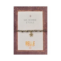 Bracelet Karma « Ma bonne étoile » | Bijou à message | Belle mais pas que