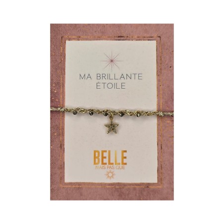 Bracelet Karma « ma brillante étoile » | Belle mais pas que