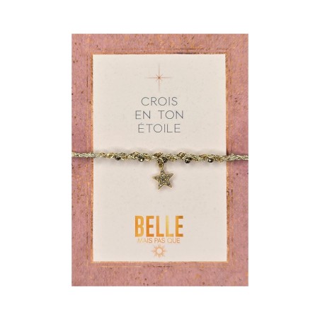 Bracelet Karma « Crois en ton étoile » | Belle mais pas que