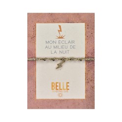 Bracelet Karma « Mon éclair au milieu de la nuit » | Belle mais pas que
