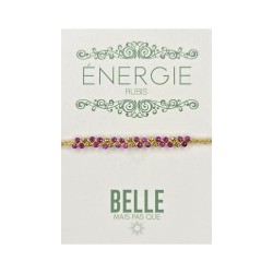 Bracelet Yara Rubis | Pierres et cordon | Belle mais pas que