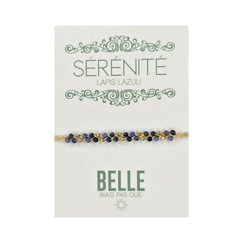 Bracelet Yara | Grappe de pierres sur cordon | Belle mais pas que