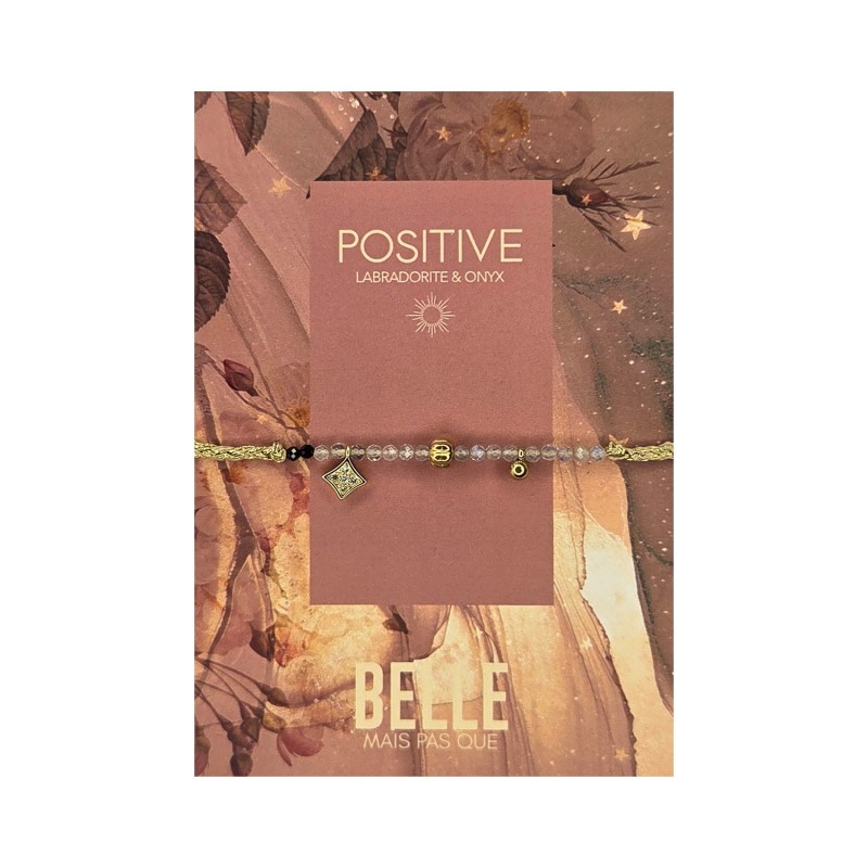 Bracelet Élégance Positive | Bijou symbolique | Belle mais pas que