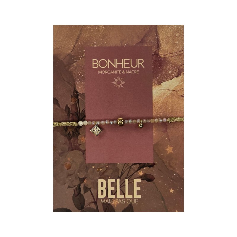 Bracelet Élégance Bonheur | Bijou symbolique | Belle mais pas que