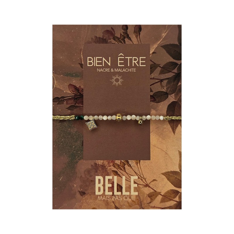 Bracelet Élégance Bien-être | Bijou symbolique | Belle mais pas que