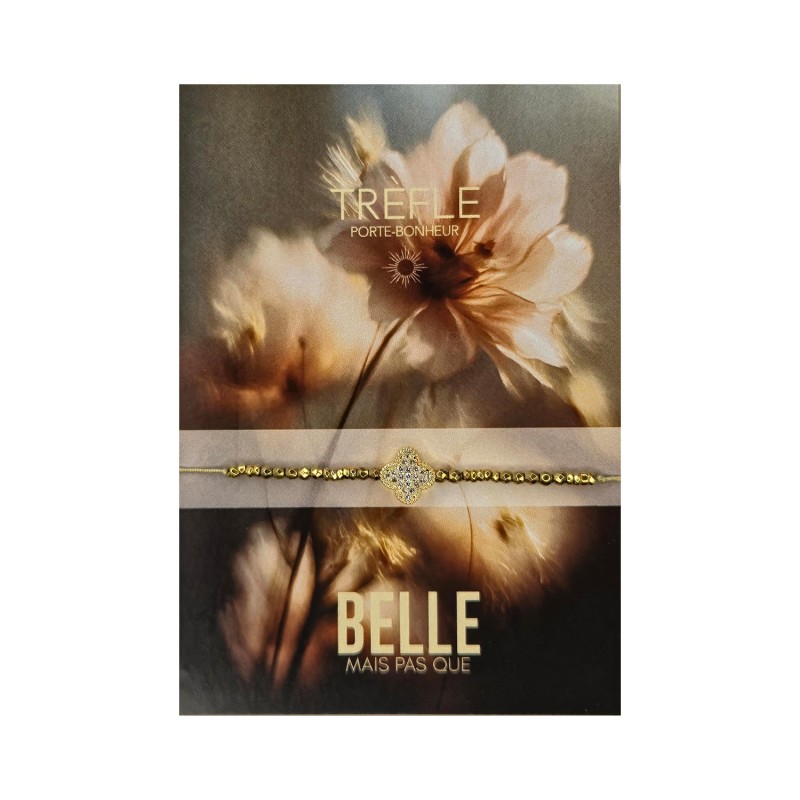 Bracelet Ness Trèfle porte-bonheur | Bijou symbole | Belle mais pas que