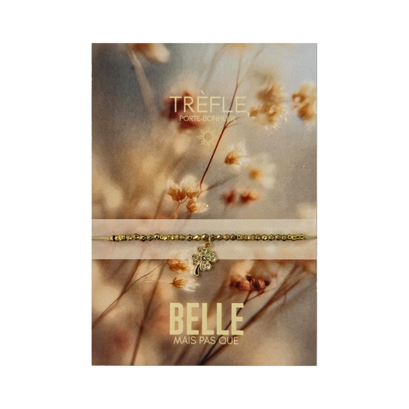 Bracelet Ness Trèfle branche porte-bonheur | Belle mais pas que