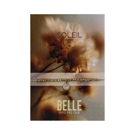 Bracelet Ness message Soleil d'espoir | Bijou symbole | Belle mais pas que