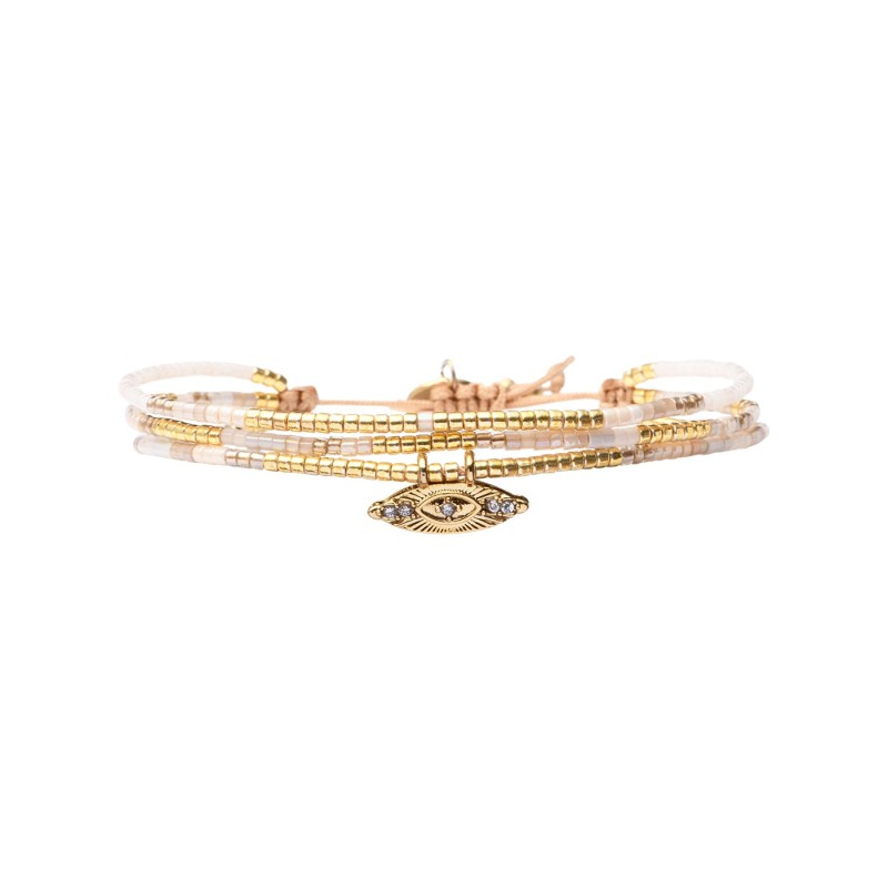 Bracelet White jasmin Lise