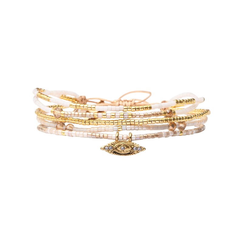 Bracelet White jasmin Mila