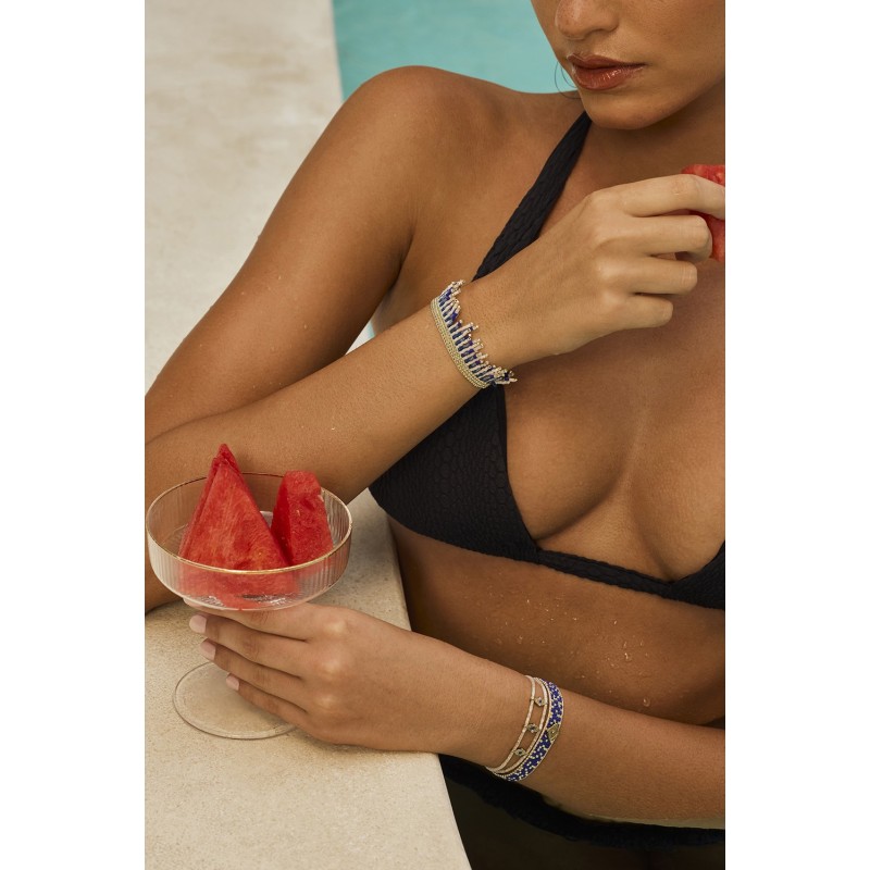 Bracelet Lyna Electric blue