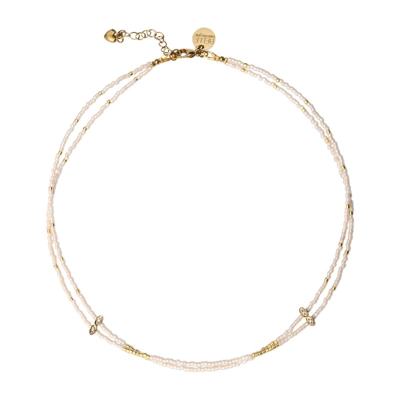 Collier Dolce White jasmin