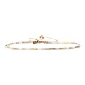 Bracelet de cheville Sonia White jasmin