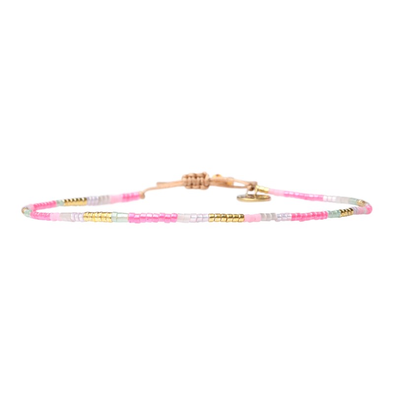 Bracelet de cheville Sonia Mango sorbet