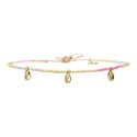 Bracelet de cheville Anna Mango sorbet