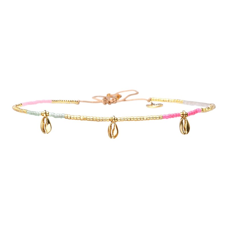 Bracelet de cheville Anna Mango sorbet
