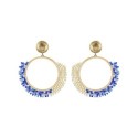 Paire de boucles d'oreilles Tal Electric blue