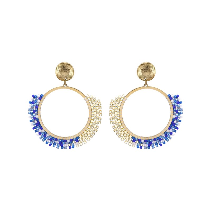 Boucles d'oreilles Tal - Electric blue