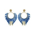 Paire de boucles d'oreilles Isla Electric blue