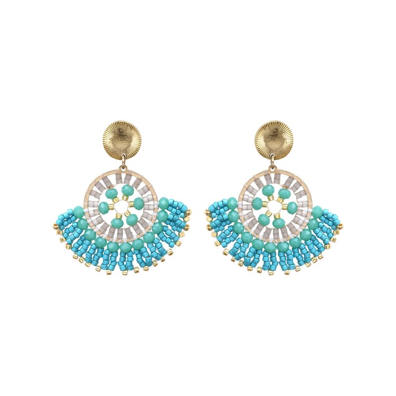 Paire de boucles d'oreilles Joya Blue ocean
