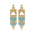 Paire de boucles d'oreilles Serena Blue ocean