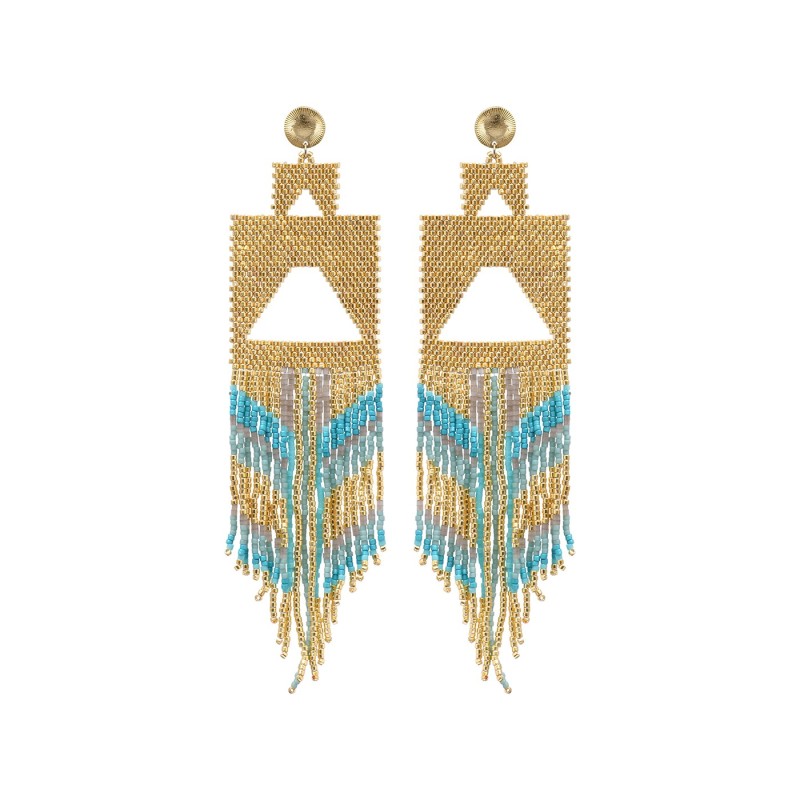 Paire de boucles d'oreilles Serena Blue ocean