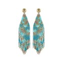 Paire de boucles d'oreilles Gina Blue ocean