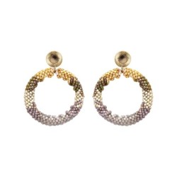 Paire de boucles d'oreilles Palma Secret garden