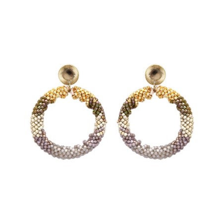 Paire de boucles d'oreilles Palma Secret garden