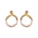 Paire de boucles d'oreilles Palma White jasmin