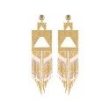 Paire de boucles d'oreilles Serena White jasmin