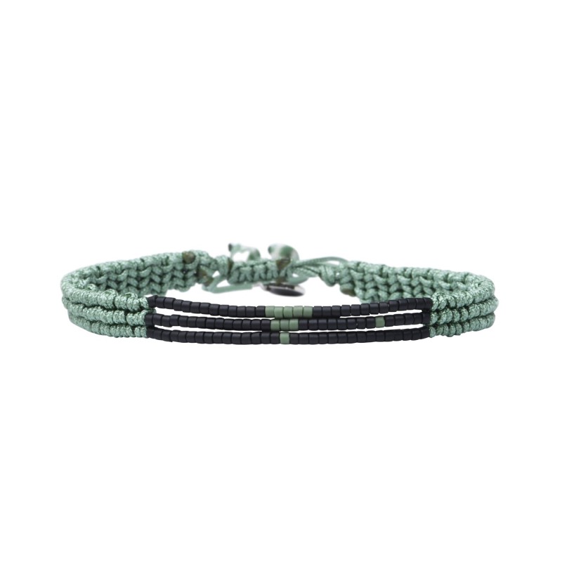 Bracelet CESAR Vert Noir