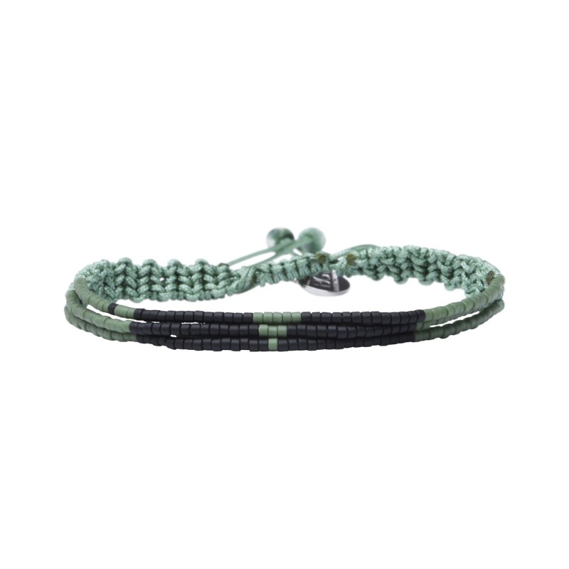 Bracelet CESAR Vert Noir
