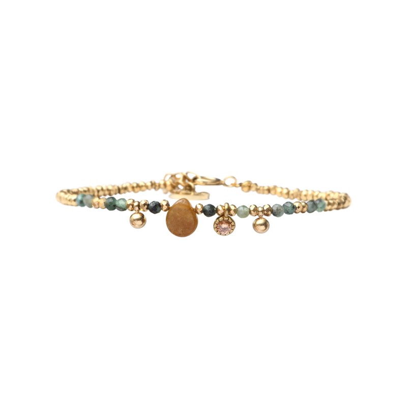 Bracelet Gabrielle Tourmaline bleue