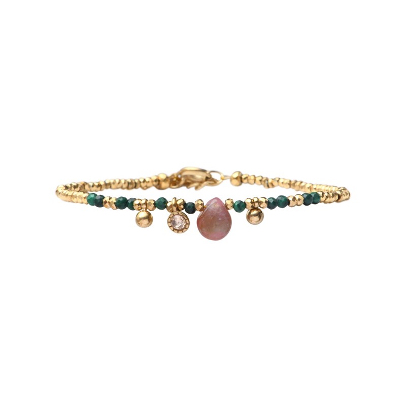 Bracelet Gabrielle Malachite