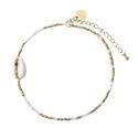 Bracelet de cheville Papeete nacre