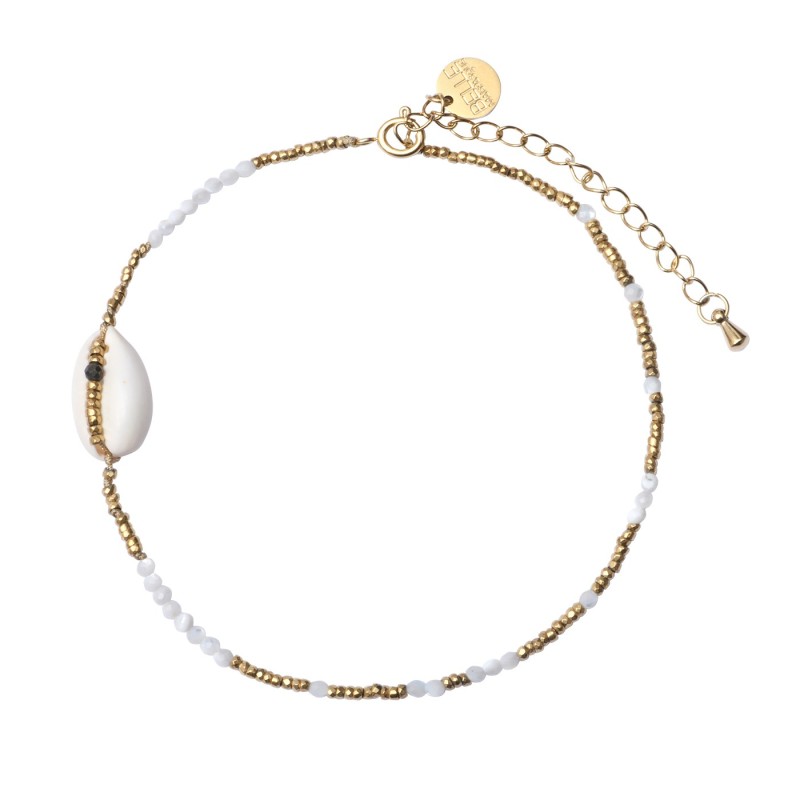 Bracelet de cheville Papeete nacre