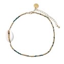 Bracelet de cheville Papeete malachite