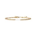 Bracelet Maeva aventurine rose, perles de culture et pépites de diamant brut